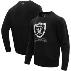 Las Vegas Raiders Pro Standard Prep Knit Sweater Black - NFL