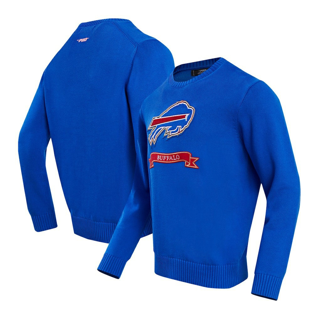 Buffalo Bills Pro Standard Prep Knit Sweater Royal - NFL