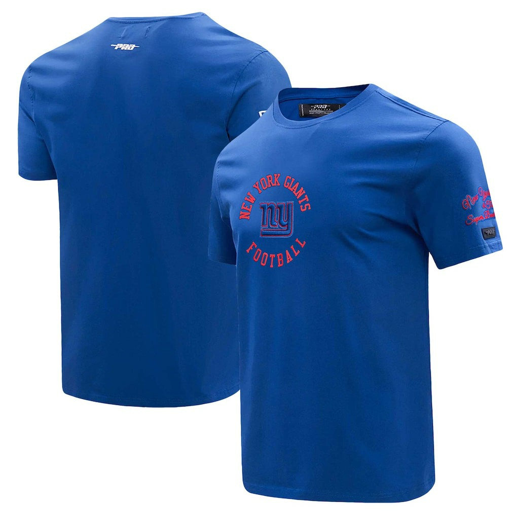 New York Giants Pro Standard Hybrid T-Shirt Royal - NFL
