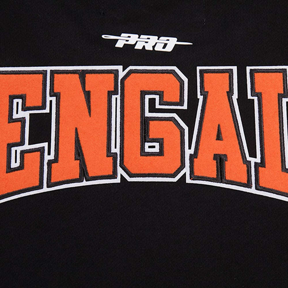 Cincinnati Bengals Pro Standard Crest Emblem Pullover Sweatshirt Black - NFL