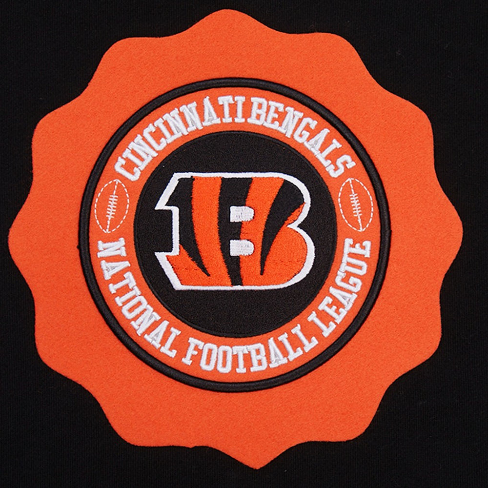 Cincinnati Bengals Pro Standard Crest Emblem Pullover Sweatshirt Black - NFL