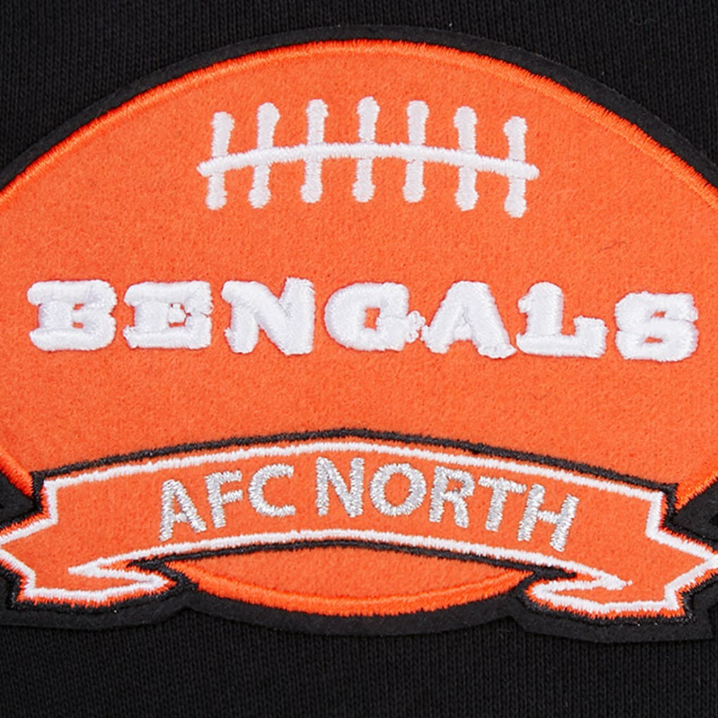 Cincinnati Bengals Pro Standard Crest Emblem Pullover Sweatshirt Black - NFL