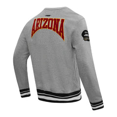 Arizona Cardinals Pro Standard Crest Emblem Pullover Sweatshirt Heather Gray - NFL