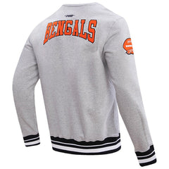 Cincinnati Bengals Pro Standard Crest Emblem Pullover Sweatshirt Heather Gray - NFL