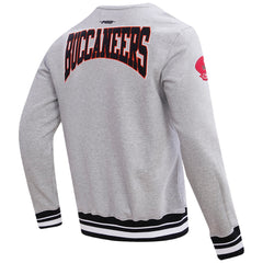 Tampa Bay Buccaneers Pro Standard Crest Emblem Pullover Sweatshirt Heather Gray - NFL
