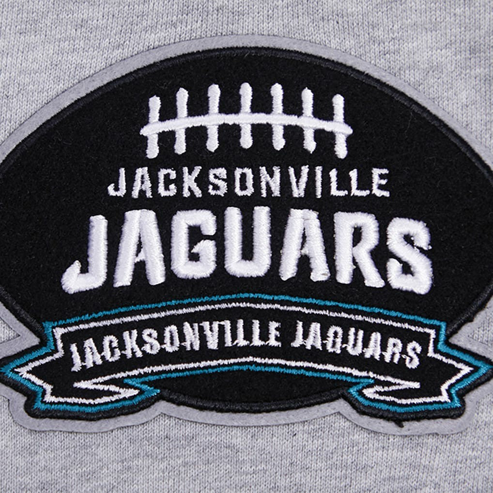 Jacksonville Jaguars Pro Standard Crest Emblem Pullover Sweatshirt Heather Gray - NFL