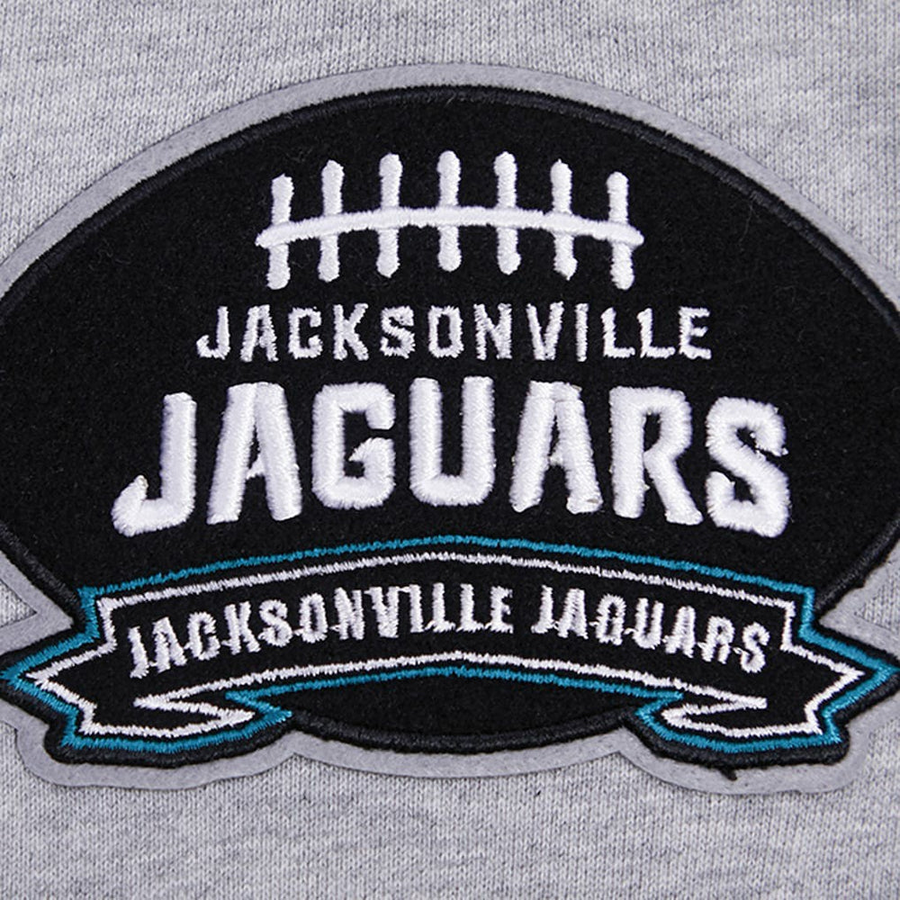 Jacksonville Jaguars Pro Standard Crest Emblem Pullover Sweatshirt Heather Gray - NFL