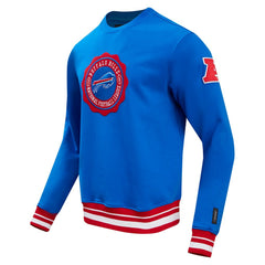 Buffalo Bills Pro Standard Crest Emblem Pullover Sweatshirt Royal - NFL