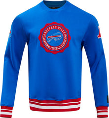 Buffalo Bills Pro Standard Crest Emblem Pullover Sweatshirt Royal - NFL