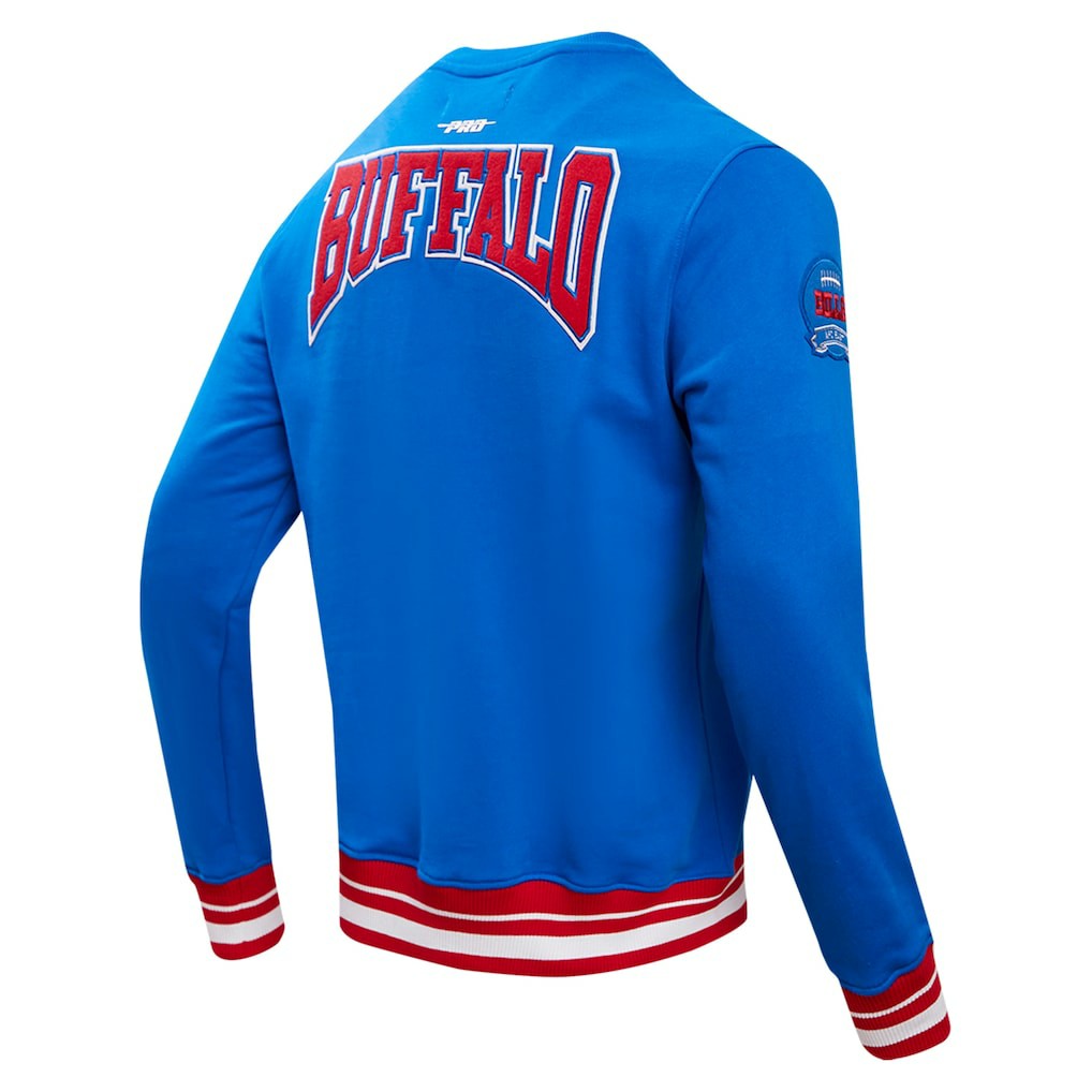 Buffalo Bills Pro Standard Crest Emblem Pullover Sweatshirt Royal - NFL