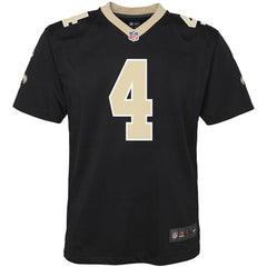 Derek Carr New Orleans Saints Youth Game Jersey Black - Nike