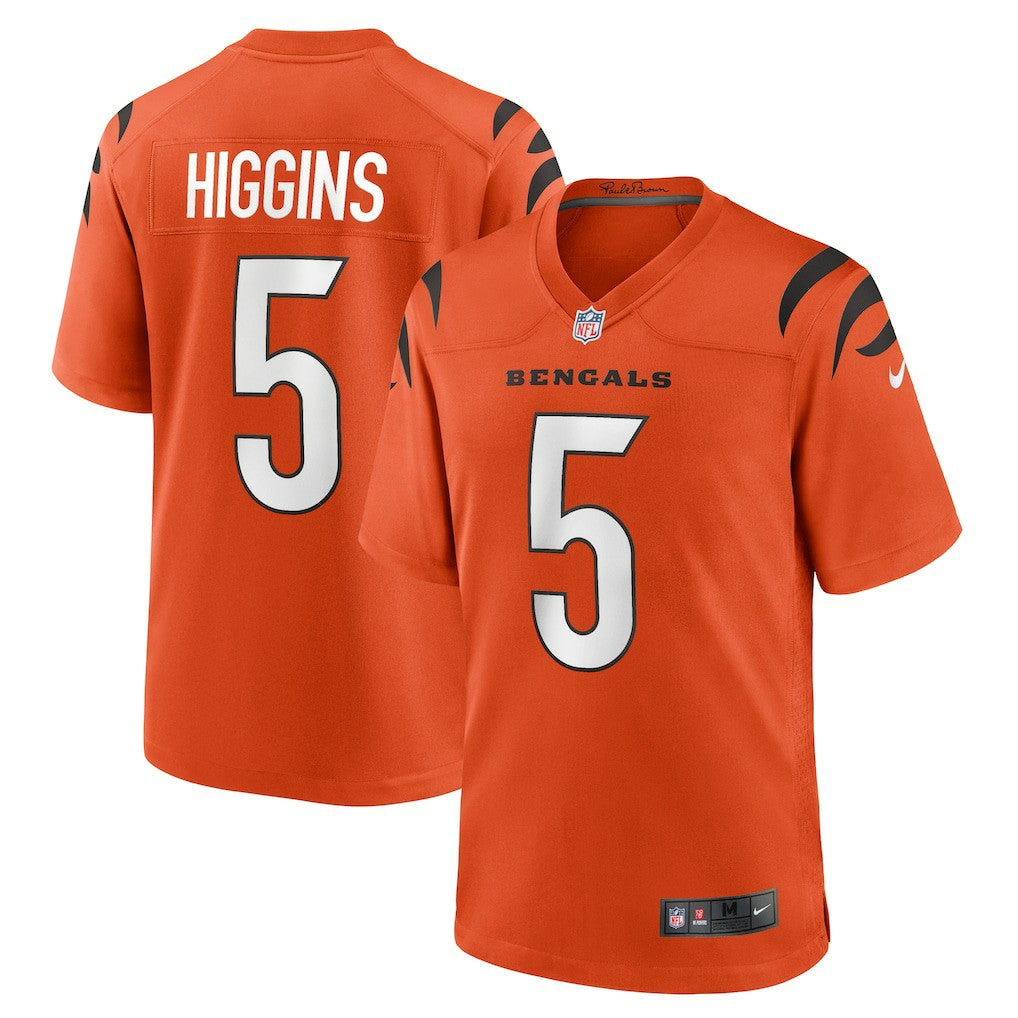 Tee Higgins Cincinnati Bengals Alternate Game Jersey - Orange | NFL Jerseys