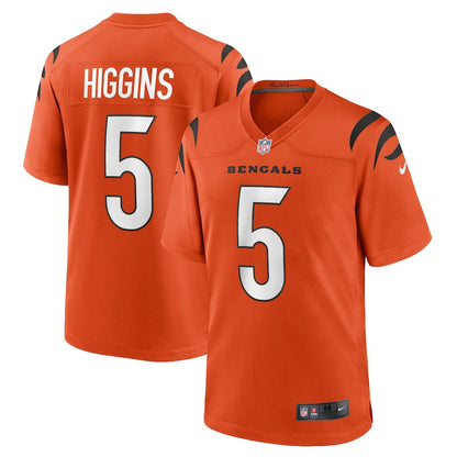 Tee Higgins Cincinnati Bengals Alternate Game Jersey - Orange | NFL Jerseys