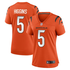 Tee Higgins Cincinnati Bengals Women's Alternate Game Jersey Orange - Nike