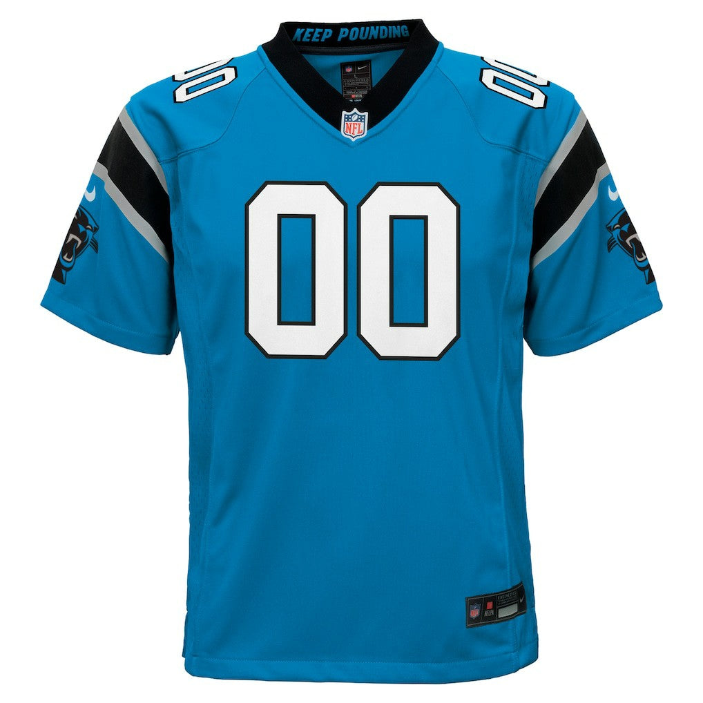 Carolina Panthers Youth Alternate Custom Game Jersey - Blue | NFL Jerseys