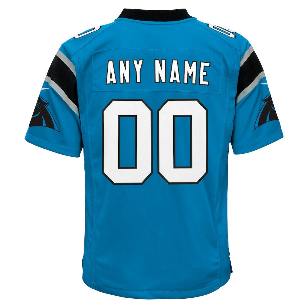 Carolina Panthers Youth Alternate Custom Game Jersey - Blue | NFL Jerseys