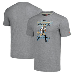 Chris Olave New Orleans Saints Homage Unisex NFL Blitz Player Tri-Blend T-Shirt Gray - NFL