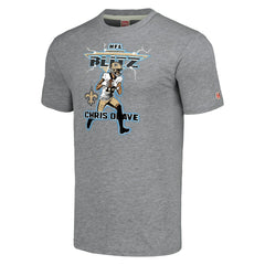 Chris Olave New Orleans Saints Homage Unisex NFL Blitz Player Tri-Blend T-Shirt Gray - NFL
