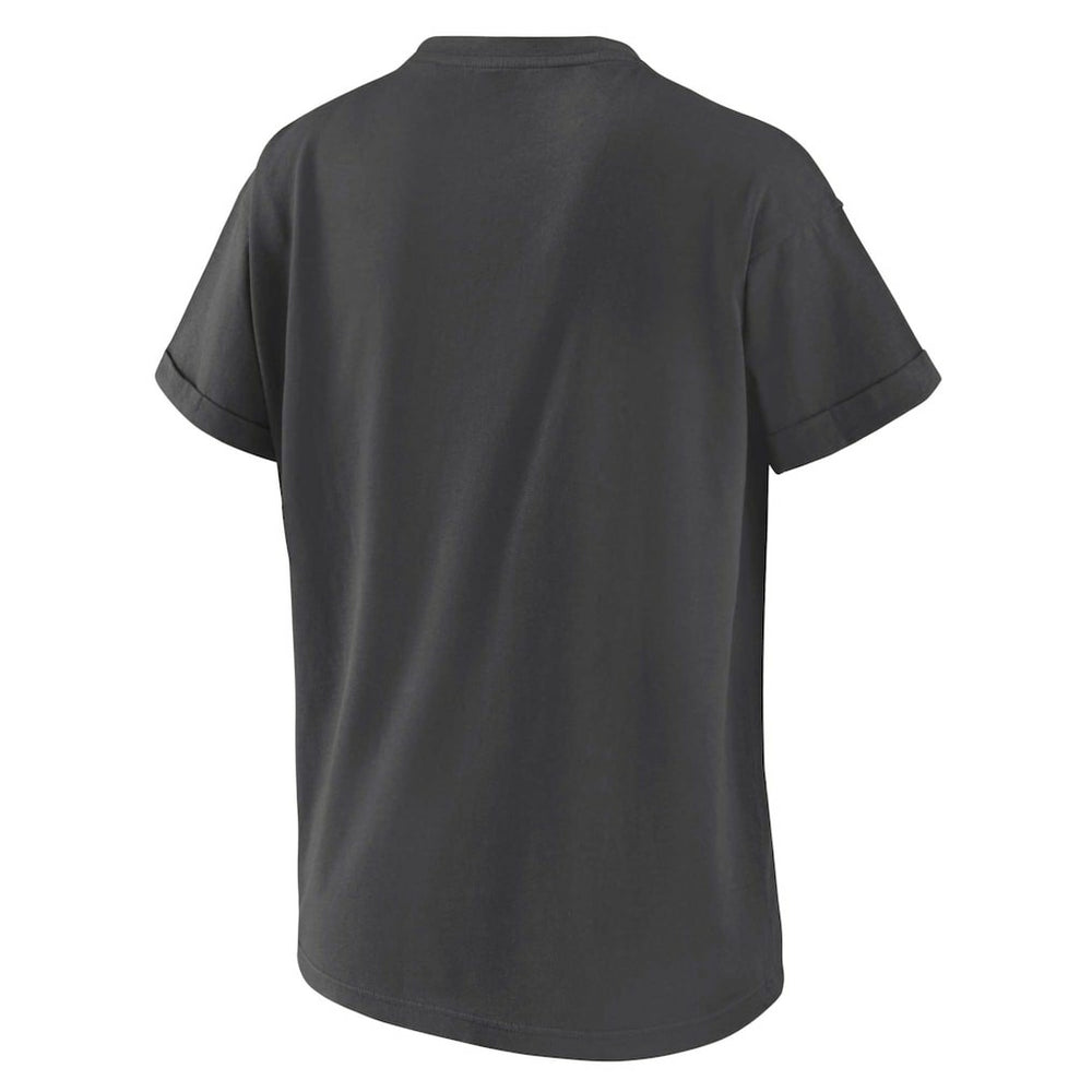 New Orleans Saints WEAR by Erin Andrews Women's Boyfriend T-Shirt Charcoal - NFL