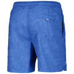 Los Angeles Chargers Naples Layered Leaves Swim Shorts Powder Blue - Tommy Bahama