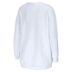 Tampa Bay Buccaneers WEAR by Erin Andrews Women's Domestic Pullover Sweatshirt White - NFL