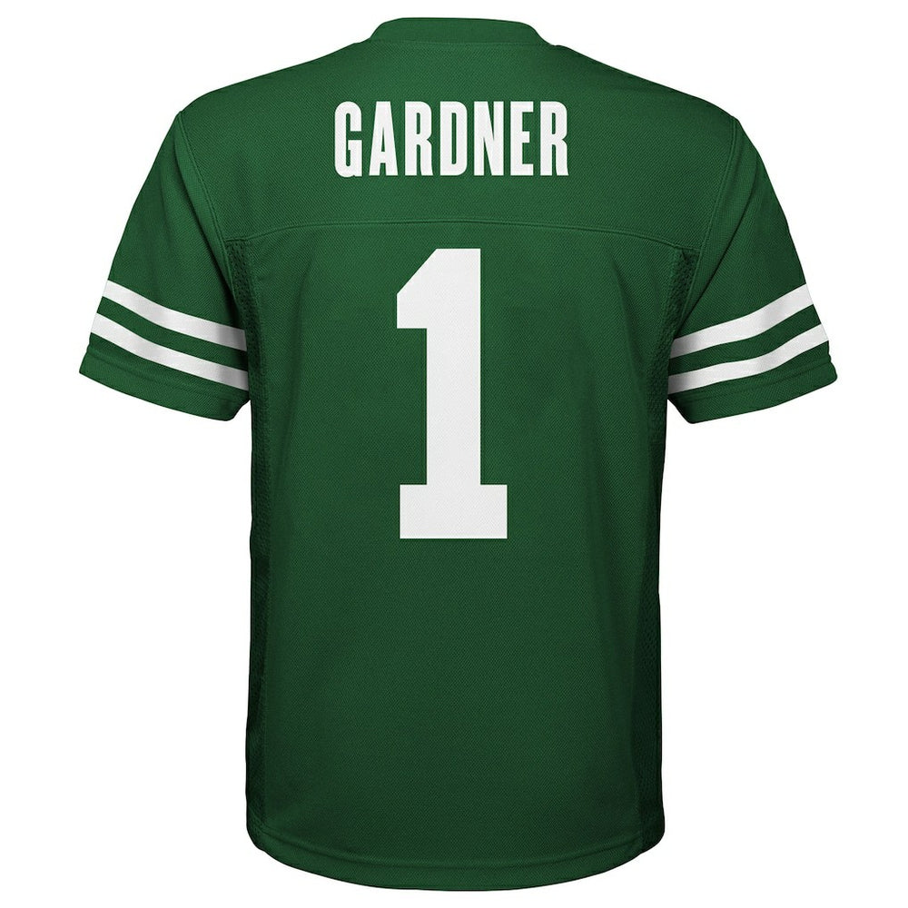 Ahmad Sauce Gardner New York Jets Youth Replica Player Jersey Green - NFL