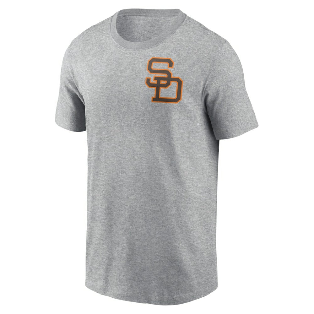 San Diego Padres Nike Cooperstown Collection Large Logo 2-Hit T-Shirt for sale