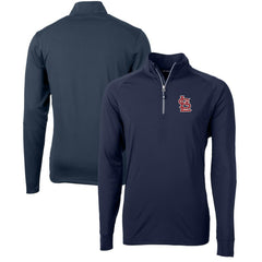 St. Louis Cardinals Cutter & Buck Adapt Eco Knit Stretch Recycled Quarter-Zip Pullover Top for sale