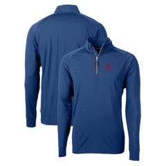 Philadelphia Phillies Cutter & Buck Adapt Eco Knit Stretch Recycled Quarter-Zip Pullover Top Sale