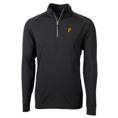 Pittsburgh Pirates Cutter & Buck Adapt Eco Knit Stretch Recycled Quarter-Zip Pullover Top Sale