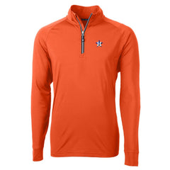 Houston Astros Cutter & Buck Adapt Eco Knit Stretch Recycled Quarter-Zip Pullover Top Sale