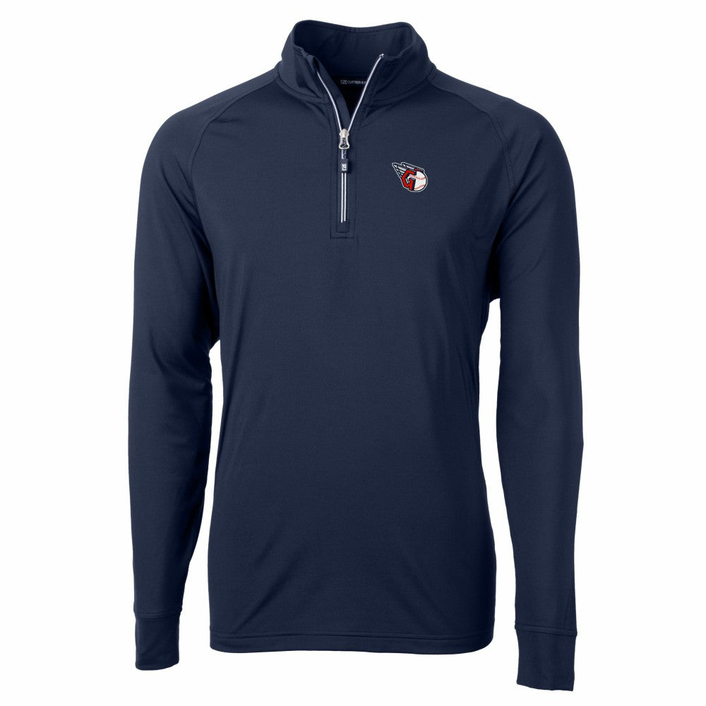 Cleveland Guardians Cutter & Buck Adapt Eco Knit Stretch Recycled Quarter-Zip Pullover Top Near Me