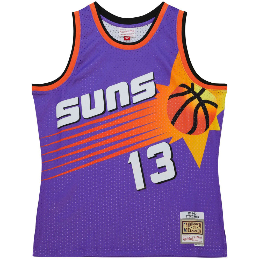 Mitchell & Ness - Steve Nash Phoenix Suns Hardwood Classics 1996/97 Tropical Swingman Jersey - Purple