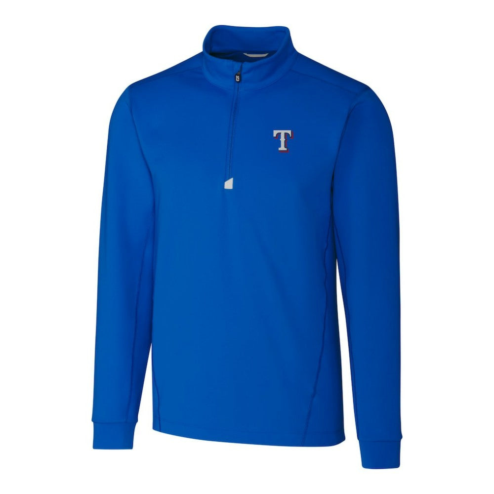 Texas Rangers Cutter & Buck Traverse Stretch Quarter-Zip Pullover Top Online