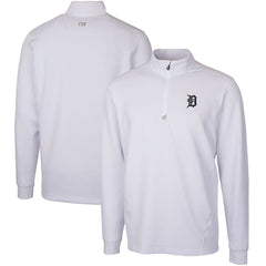 Detroit Tigers Cutter & Buck Traverse Stretch Quarter-Zip Pullover Top Clearance