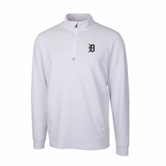 Detroit Tigers Cutter & Buck Traverse Stretch Quarter-Zip Pullover Top Clearance