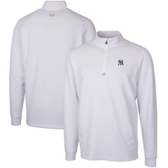New York Yankees Cutter & Buck Traverse Stretch Quarter-Zip Pullover Top Sale