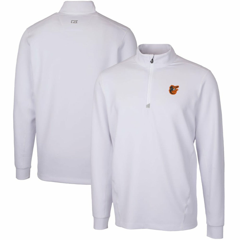 Baltimore Orioles Cutter & Buck Traverse Stretch Quarter-Zip Pullover Top for sale