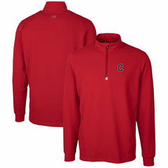 Cleveland Guardians Cutter & Buck Traverse Stretch Quarter-Zip Pullover Top Online