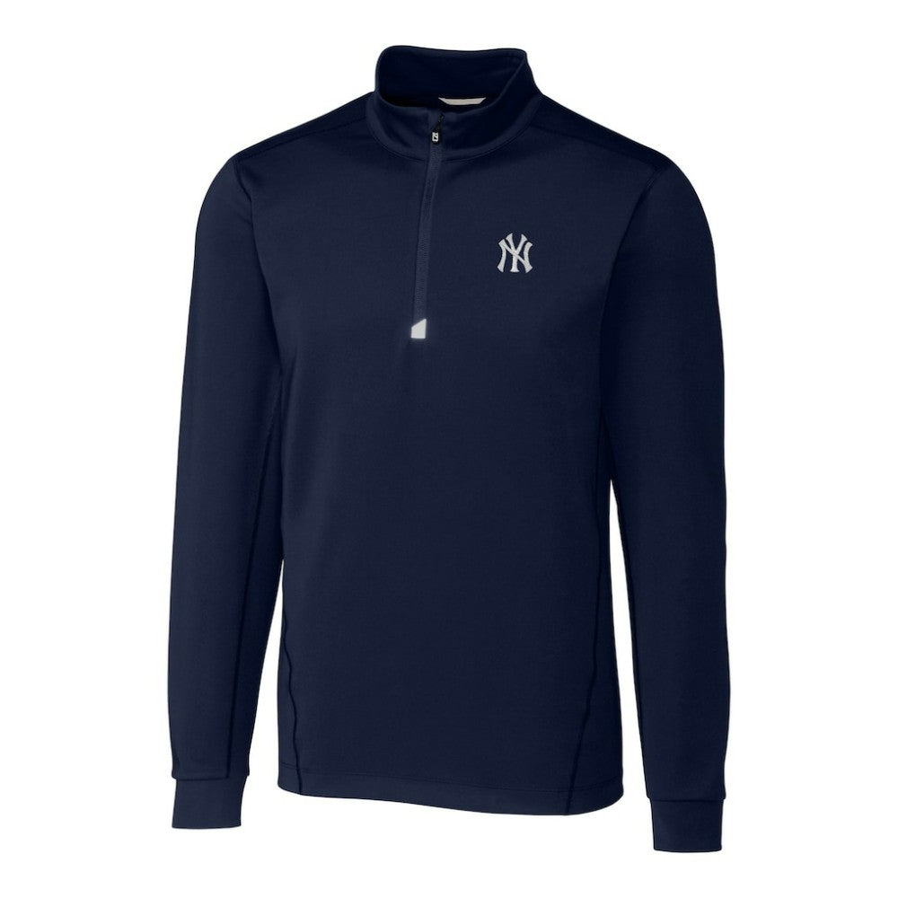 New York Yankees Cutter & Buck Traverse Stretch Quarter-Zip Pullover Top Near Me