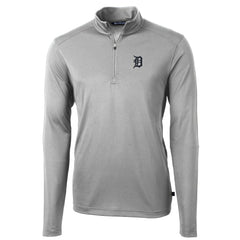 Detroit Tigers Cutter & Buck Virtue Eco Pique Recycled Quarter-Zip Pullover Top for sale