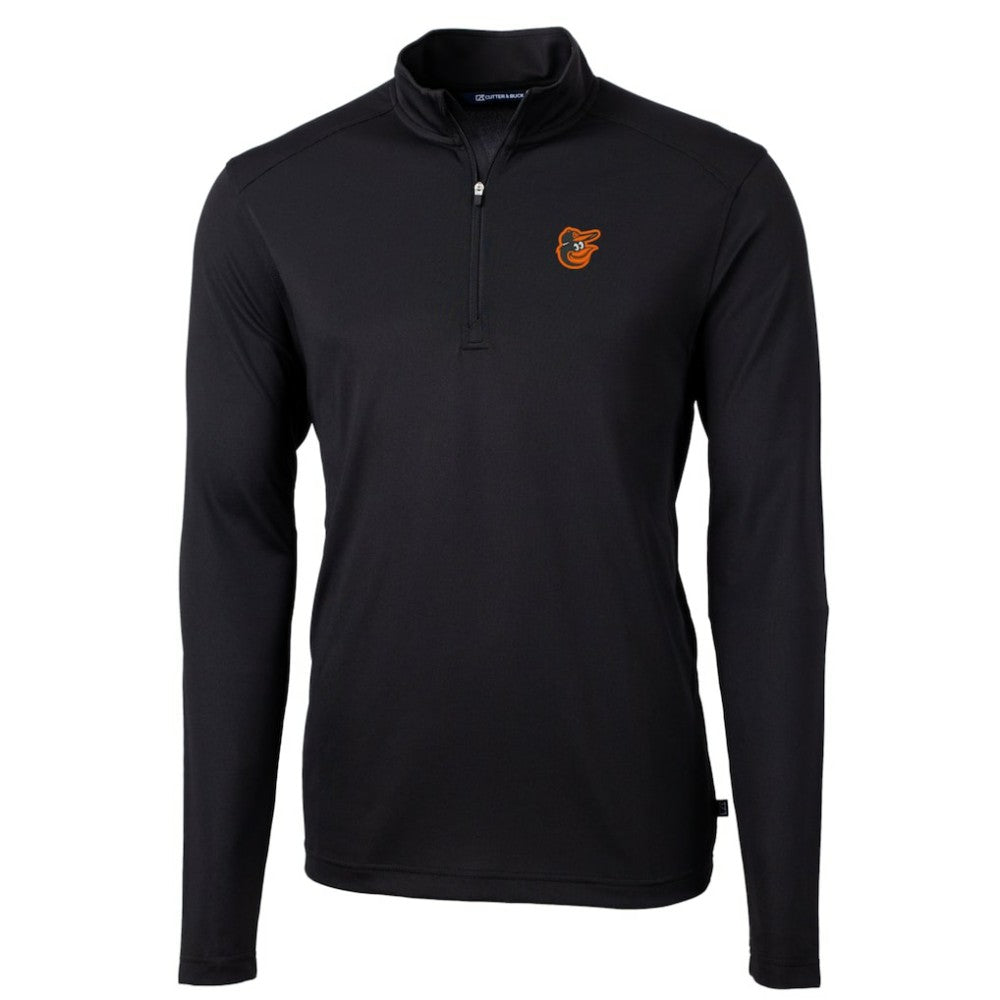 Baltimore Orioles Cutter & Buck Virtue Eco Pique Recycled Quarter-Zip Pullover Top for sale