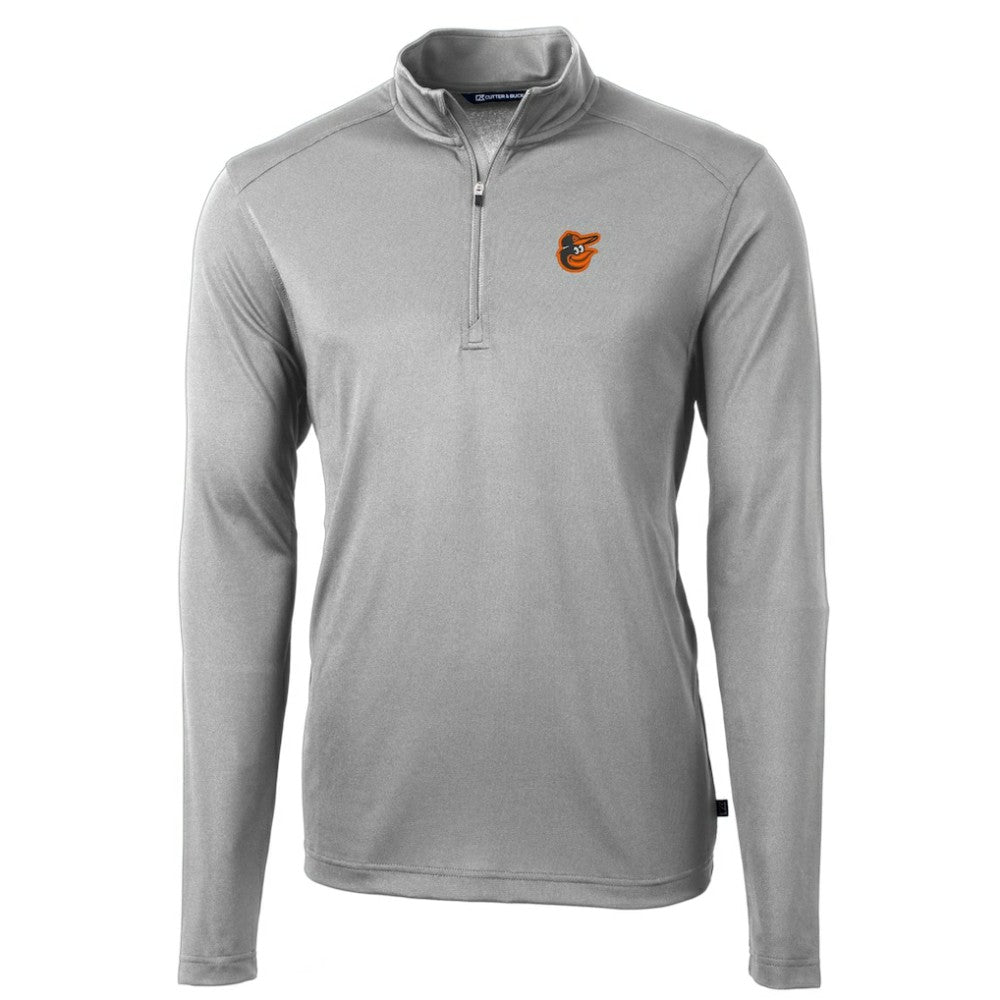 Baltimore Orioles Cutter & Buck Virtue Eco Pique Recycled Quarter-Zip Pullover Top Online