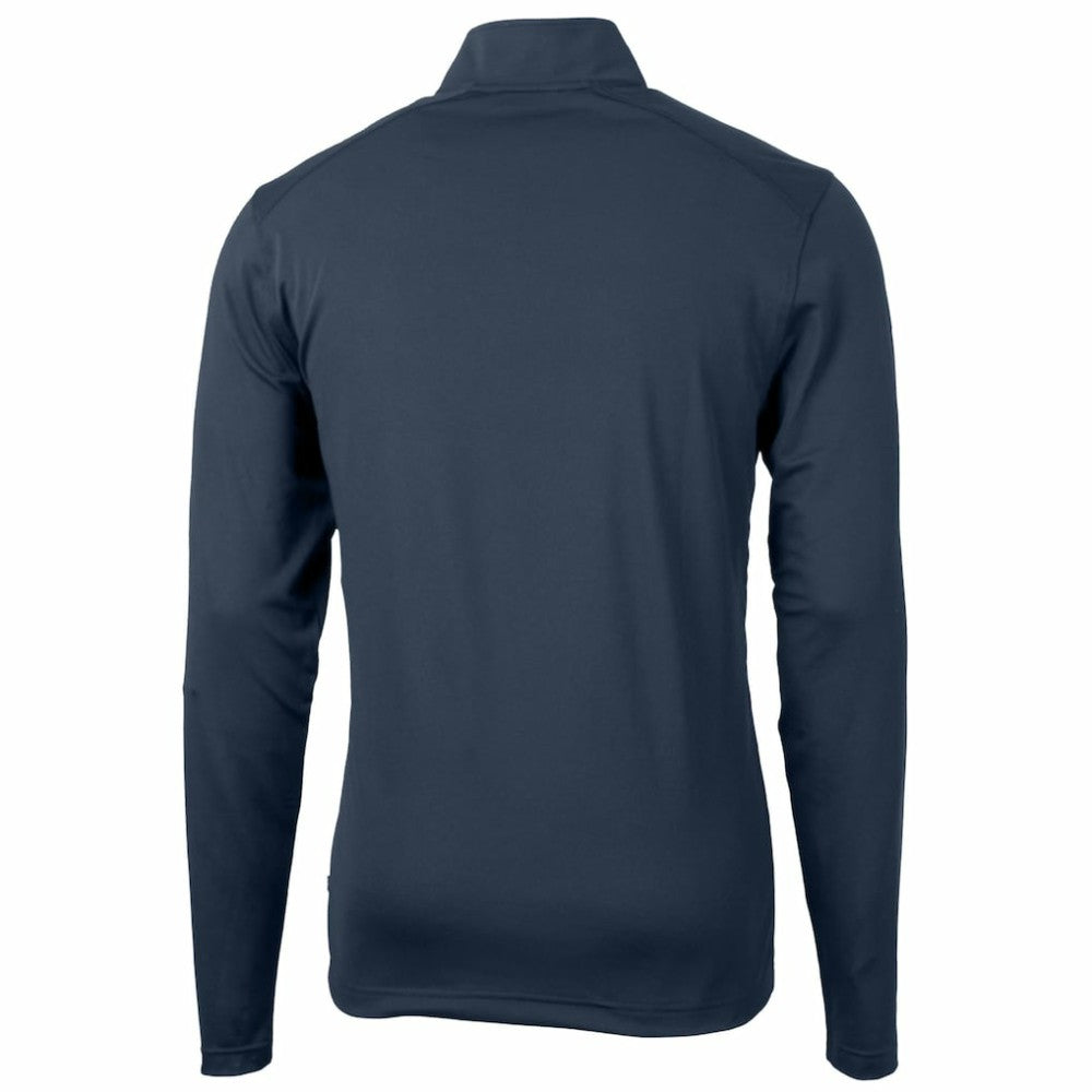 Houston Astros Cutter & Buck Virtue Eco Pique Recycled Quarter-Zip Pullover Top Clearance
