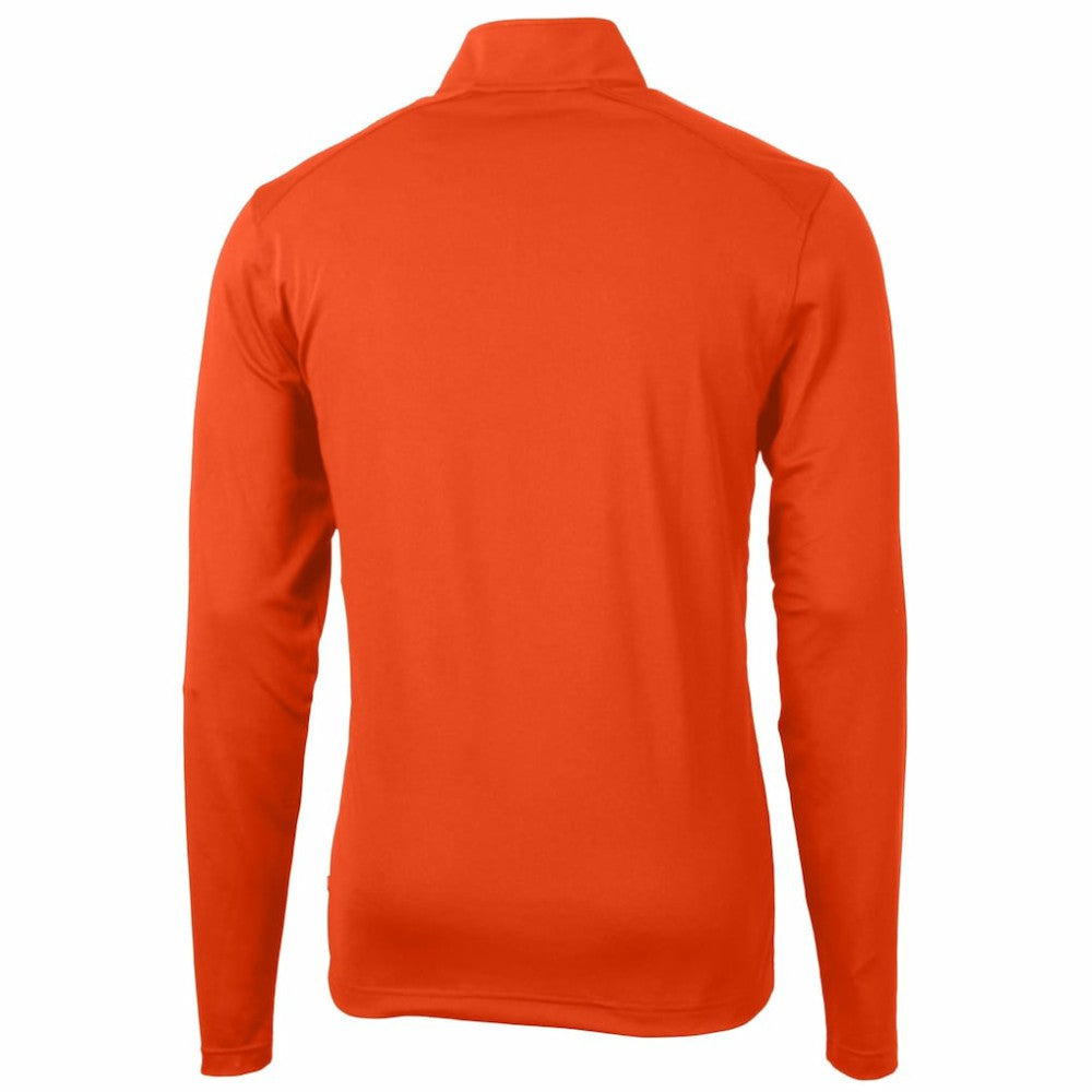 Houston Astros Cutter & Buck Virtue Eco Pique Recycled Quarter-Zip Pullover Top Clearance