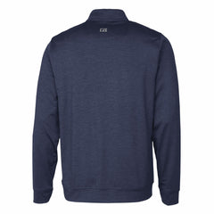 Milwaukee Brewers Cutter & Buck Stealth Heathered Quarter-Zip Pullover Top On Sale
