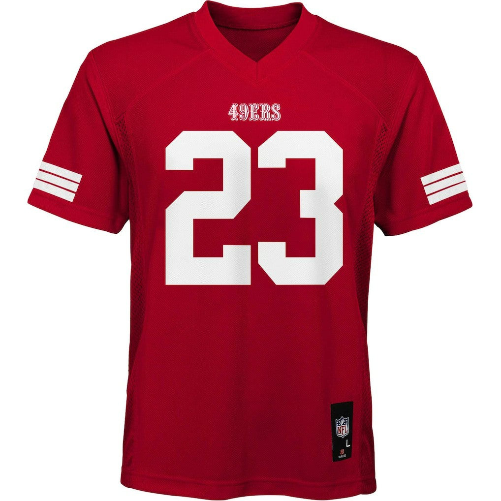 Christian McCaffrey San Francisco 49ers Preschool Replica Player Jersey Scarlet - NFL