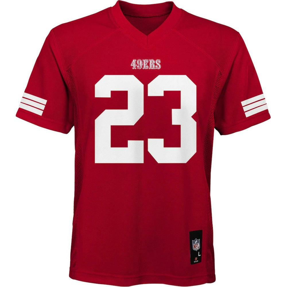 Christian McCaffrey San Francisco 49ers Preschool Replica Player Jersey Scarlet - NFL