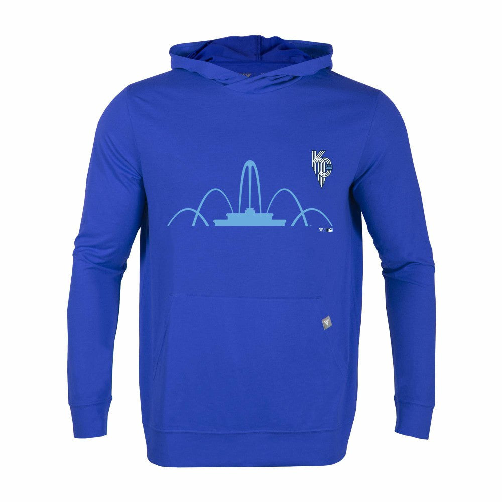 Kansas City Royals Levelwear City Connect Relay Core Logo Pullover Hoodie Lifestyle