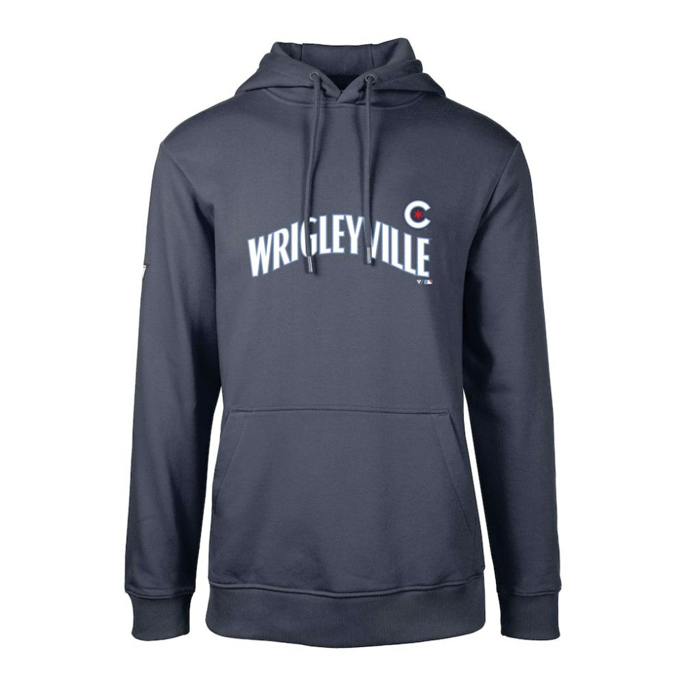 Chicago Cubs Levelwear City Connect Podium Core Logo Pullover Hoodie Lifestyle